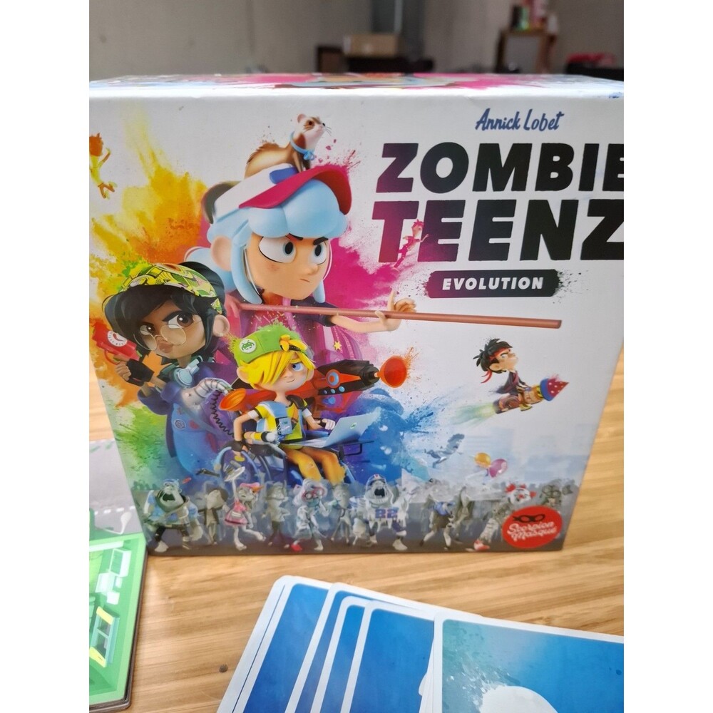 Zombie Teenz Evolution - Board Game By Annick Lobet For Scorpion Mosque Played